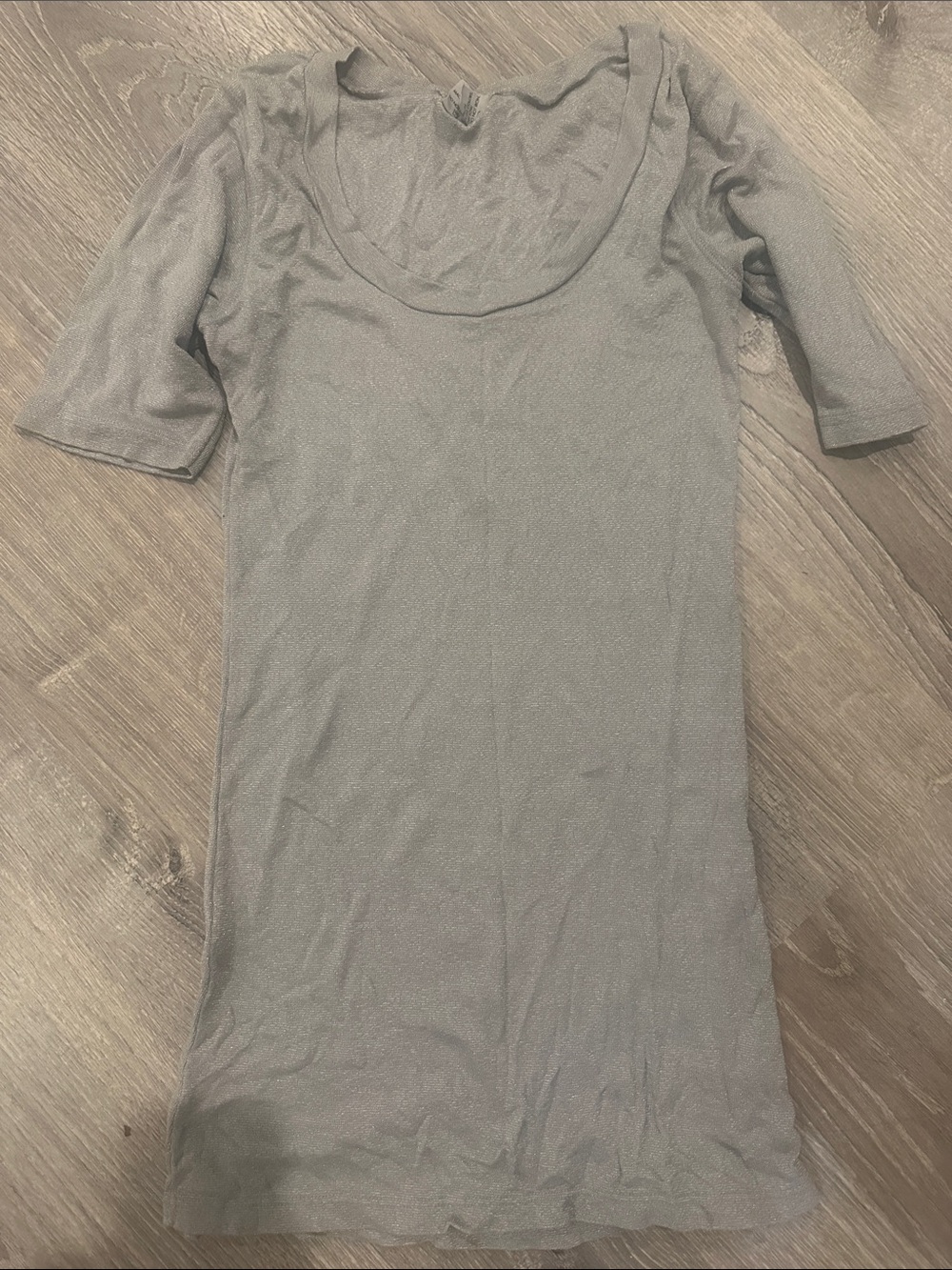 Michael stars Scoop Neck Short Sleeve Top - Gray
